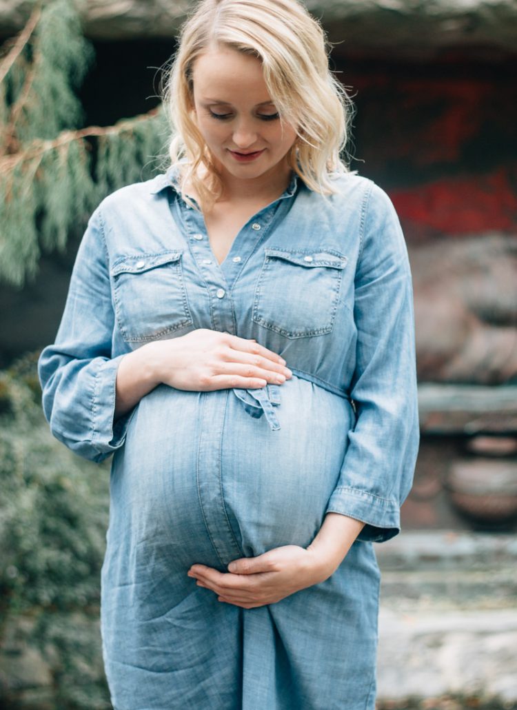 Babybauch Shooting in der Botanika Bremen
